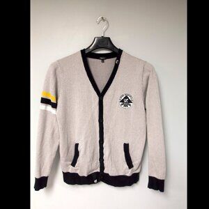 Vintage Y2K LRG Lifted Research Group Chevron Cardigan Sweater Mens Medium